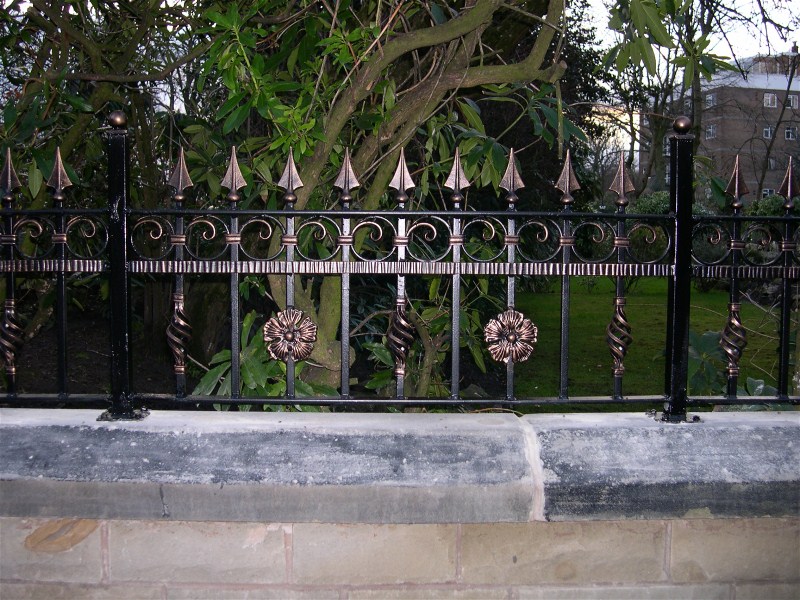 wrought iron railings