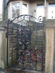 Wrought iron gate