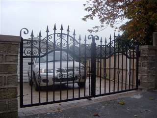 Wrought iron gates